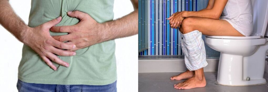 El estreñimiento y la diarrea son signos de parásitos en el cuerpo.