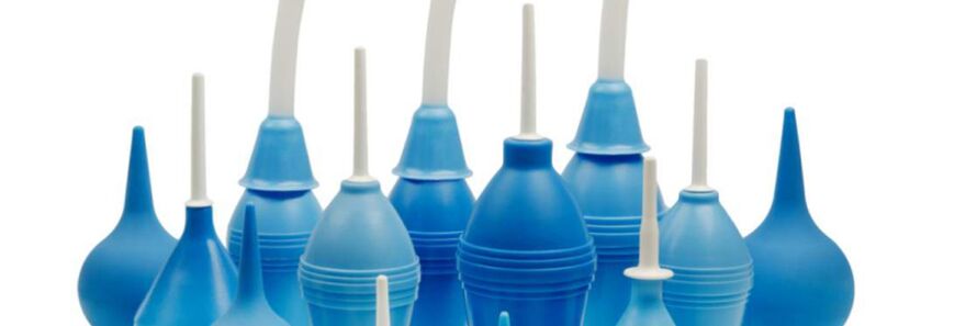 Enemas terapéuticos para lombrices.
